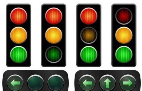 红绿灯规则图片与解释  一分钟教你会看新版红绿灯