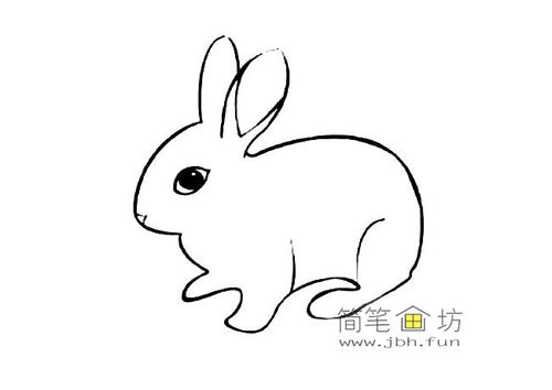 兔子简笔画画法视频  兔子简笔画画法涂色
